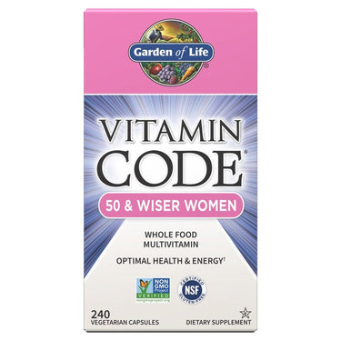 Vitamin Code 50 and Wiser Women - Garden of Life